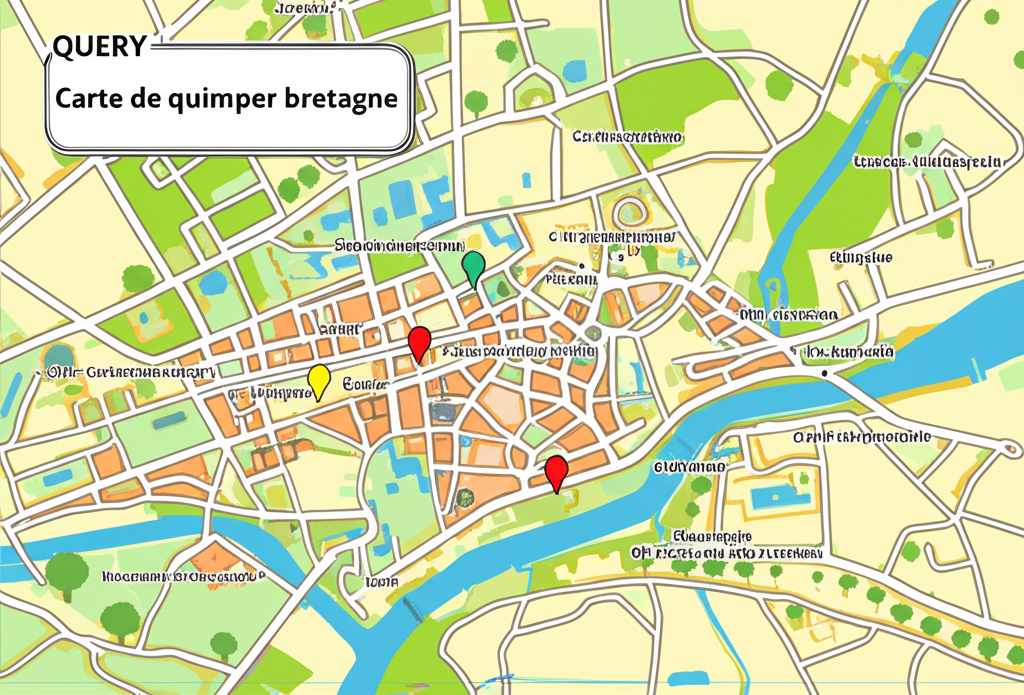 Carte de Quimper